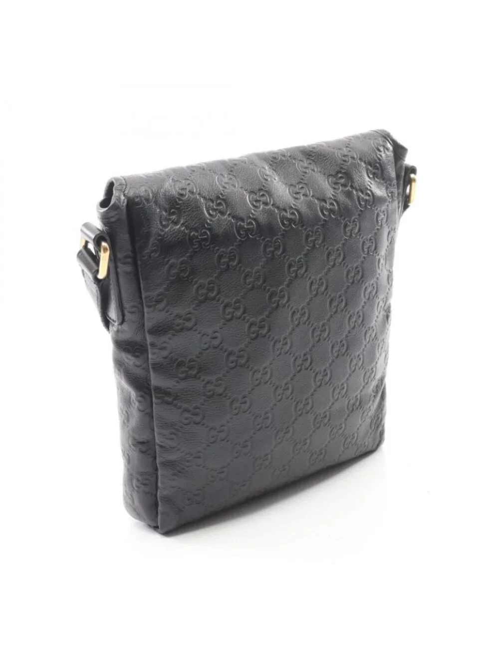 Gucci Shoulder Bag Guccissima Black Leather Guccissima